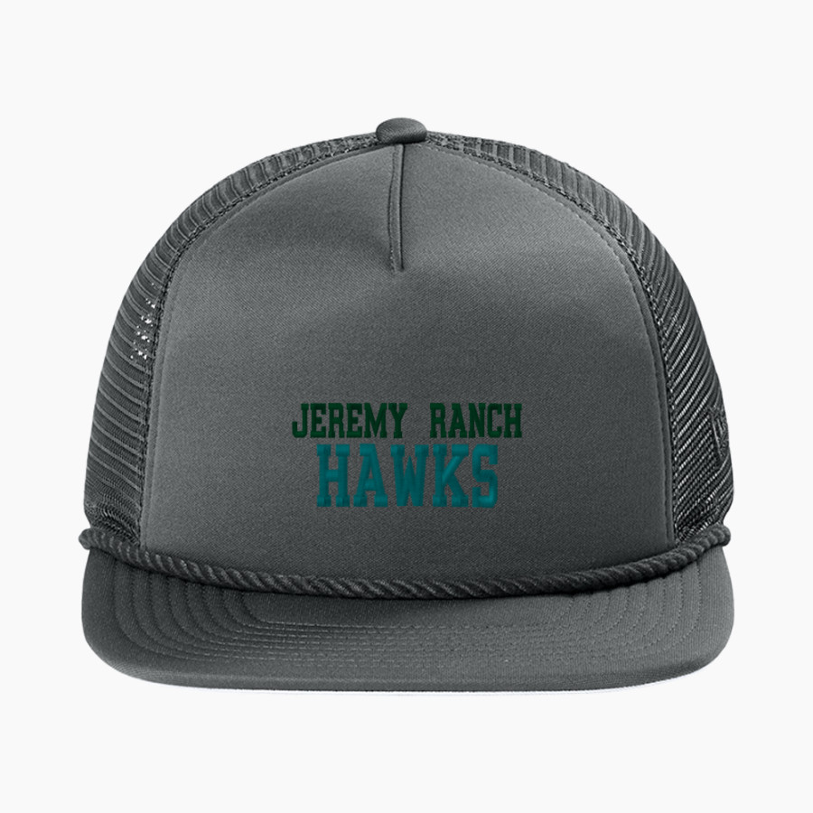 Jeremy Ranch Hawks <span class="pdp-name-mascot">Jeremy Ranch Elementary Hawks</span> New Era Foam Rope Trucker Cap