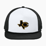 CRANDALL HIGH SCHOOL PIRATES New Era Foam Rope Trucker Cap Front Thumbnail