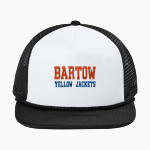 BARTOW HIGH SCHOOL YELLOW JACKETS New Era Foam Rope Trucker Cap Front Thumbnail