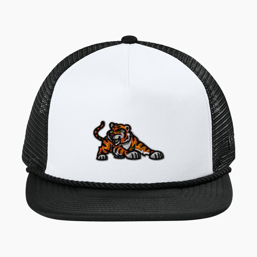 Maple West Tigers New Era Foam Rope Trucker Cap