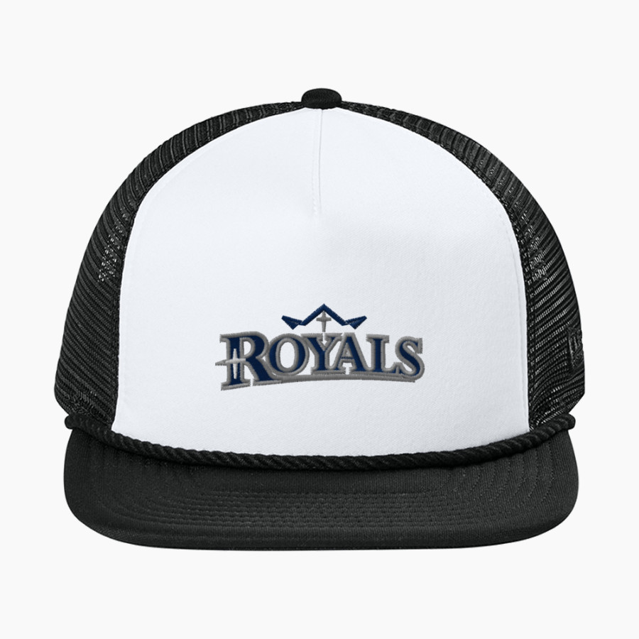 Hope International University <span class="pdp-name-mascot">Hope International University Royals</span> New Era Foam Rope Trucker Cap