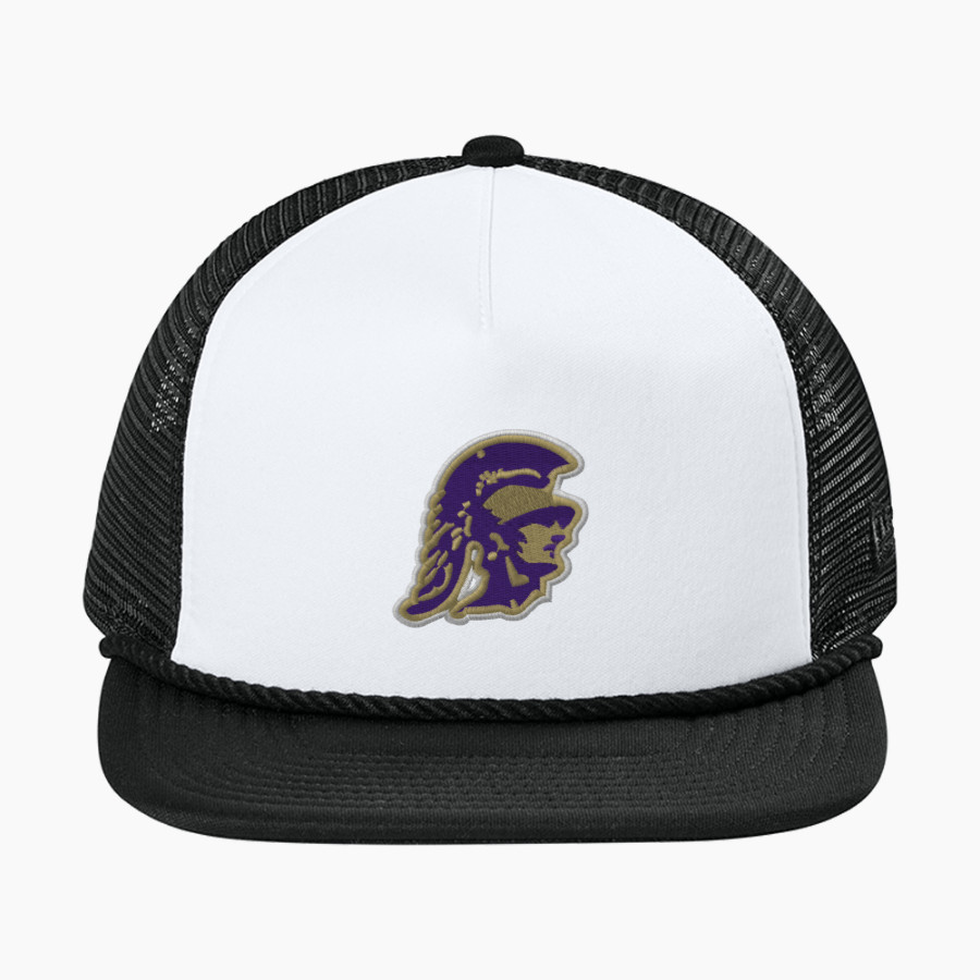 TROY-BUCHANAN HIGH SCHOOL TROJANS <span class="pdp-name-mascot">TROY - BUCHANAN TROJANS</span> New Era Foam Rope Trucker Cap