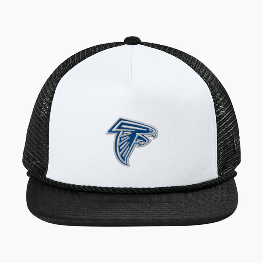 AMHERST HIGH SCHOOL FALCONS <span class="pdp-name-mascot">AMHERST FALCONS</span> New Era Foam Rope Trucker Cap