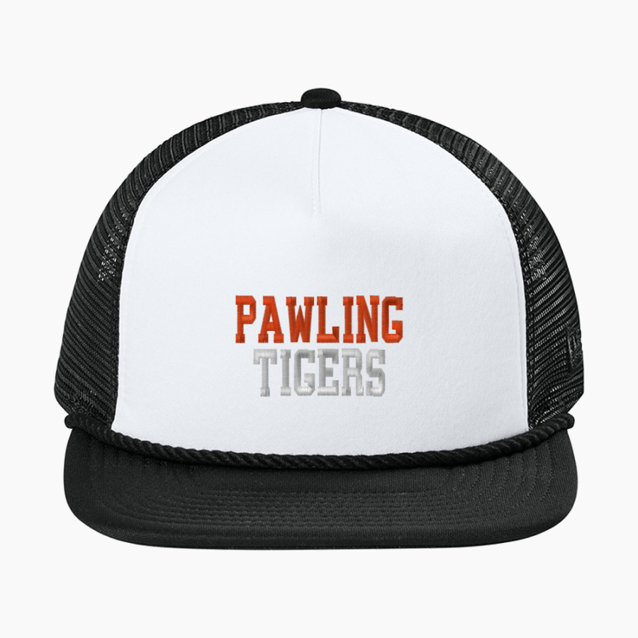 PAWLING HIGH SCHOOL TIGERS New Era Foam Rope Trucker Cap