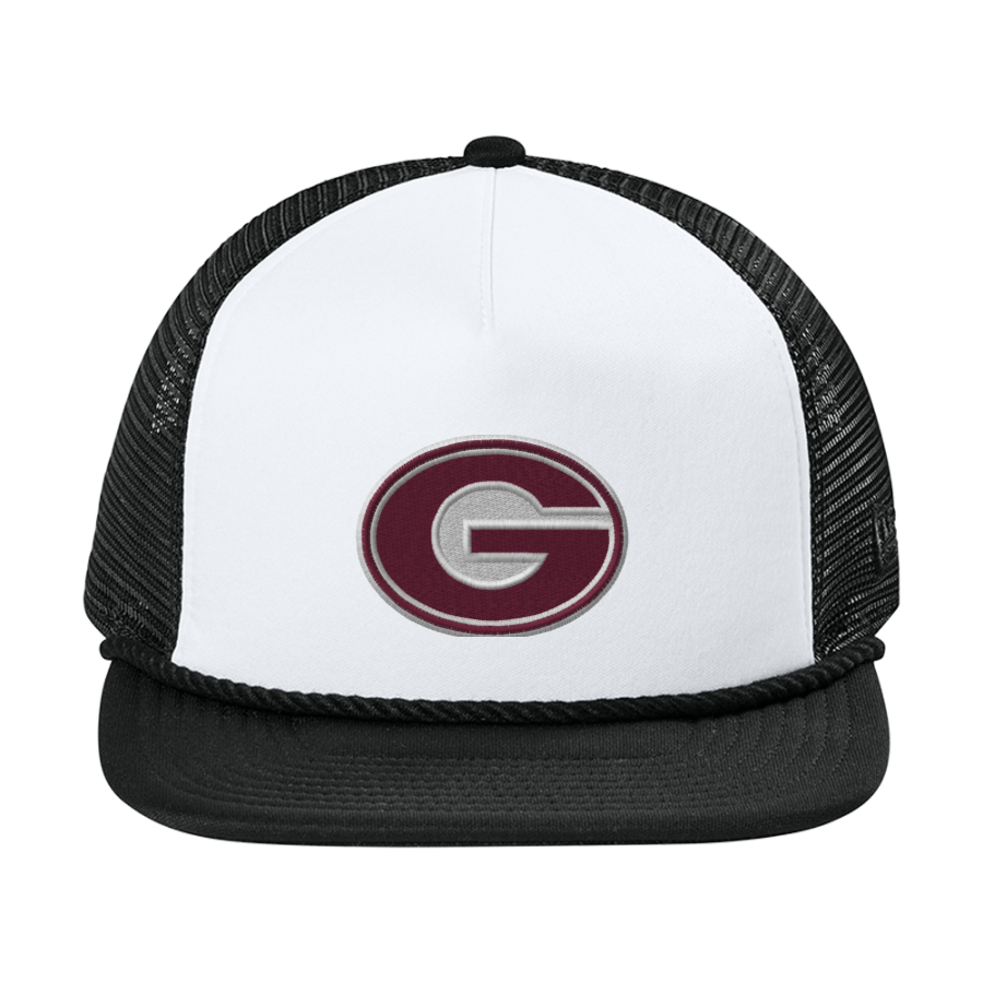 Gloversville High School <span class="pdp-name-mascot">Gloversville Dragon Huskies</span> New Era Foam Rope Trucker Cap