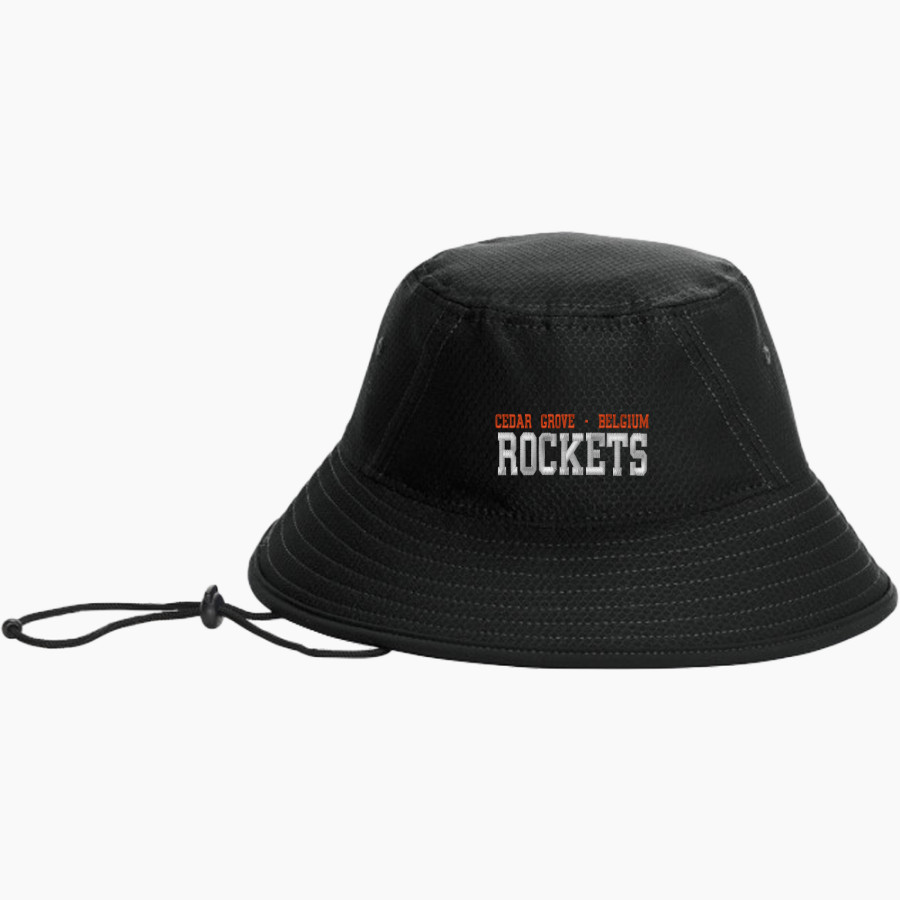CEDAR GROVE-BELGIUM HIGH SCHOOL ROCKETS <span class="pdp-name-mascot">CEDAR GROVE - BELGIUM ROCKETS</span> New Era Hex Era Bucket Hat