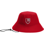 Baylor School Red Raiders <span class="pdp-name-mascot">Baylor School Red Raiders</span> New Era Hex Era Bucket Hat Front Thumbnail