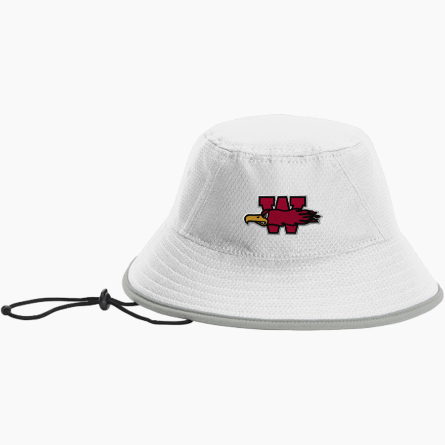 Wisconsin School For The Deaf Firebirds <span class="pdp-name-mascot">Wisconsin School For The Deaf Firebirds</span> New Era Hex Era Bucket Hat