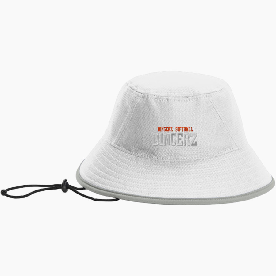 Dingerz Softball Dingerz New Era Hex Era Bucket Hat