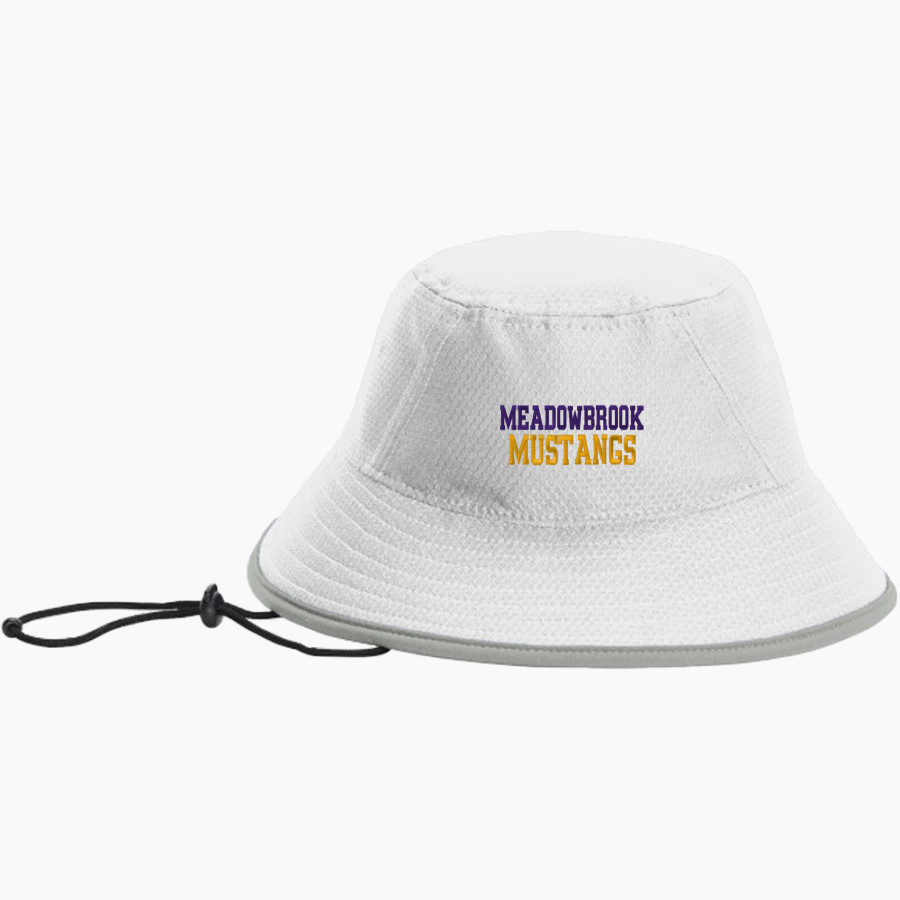 MEADOWBROOK ACADEMY MUSTANGS New Era Hex Era Bucket Hat