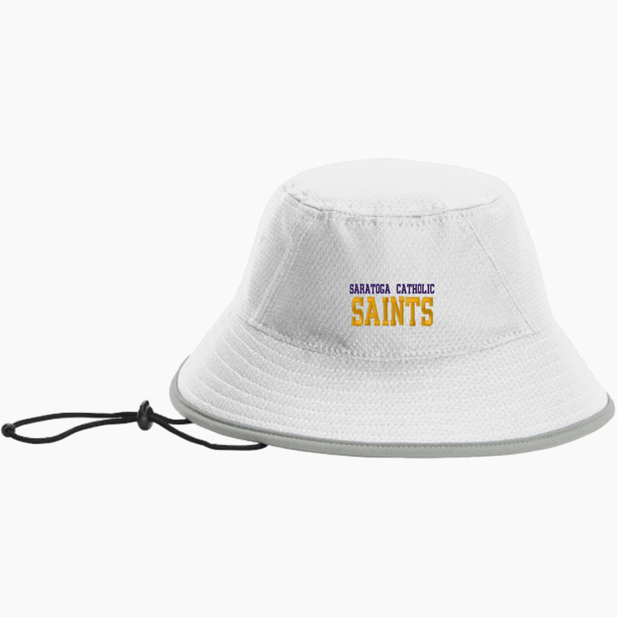 SARATOGA CENTRAL CATHOLIC HIGH SAINTS New Era Hex Era Bucket Hat