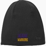 MIAMI HIGH SCHOOL WARRIORS New Era Knit Beanie Front Thumbnail