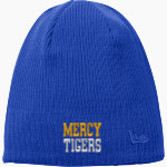 Mercy High School Tigers Online Store New Era Knit Beanie Front Thumbnail