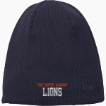 First Baptist Academy Lions <span class="pdp-name-mascot">First Baptist Academy Lions</span> New Era Knit Beanie Front Thumbnail
