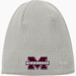 MILLBURY SR HIGH SCHOOL WOOLIES <span class="pdp-name-mascot">MILLBURY MEMORIAL WOOLIES</span> New Era Knit Beanie Front Thumbnail