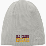 OLD COLONY REF VO TECH HIGH Cougars New Era Knit Beanie Front Thumbnail