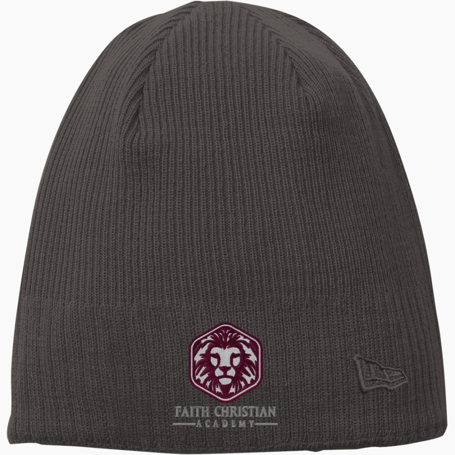 FAITH CHRISTIAN ACADEMY LIONS <span class="pdp-name-mascot">FAITH LIONS</span> New Era Knit Beanie