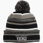 Montgomery Vikings New Era Sideline Beanie Front Thumbnail
