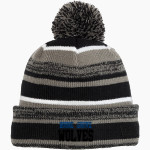 Boone Grove Wolves <span class="pdp-name-mascot">Boone Grove Wolves</span> New Era Sideline Beanie Front Thumbnail
