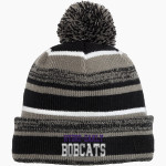 HYDRO-EAKLY HIGH SCHOOL BOBCATS New Era Sideline Beanie Front Thumbnail