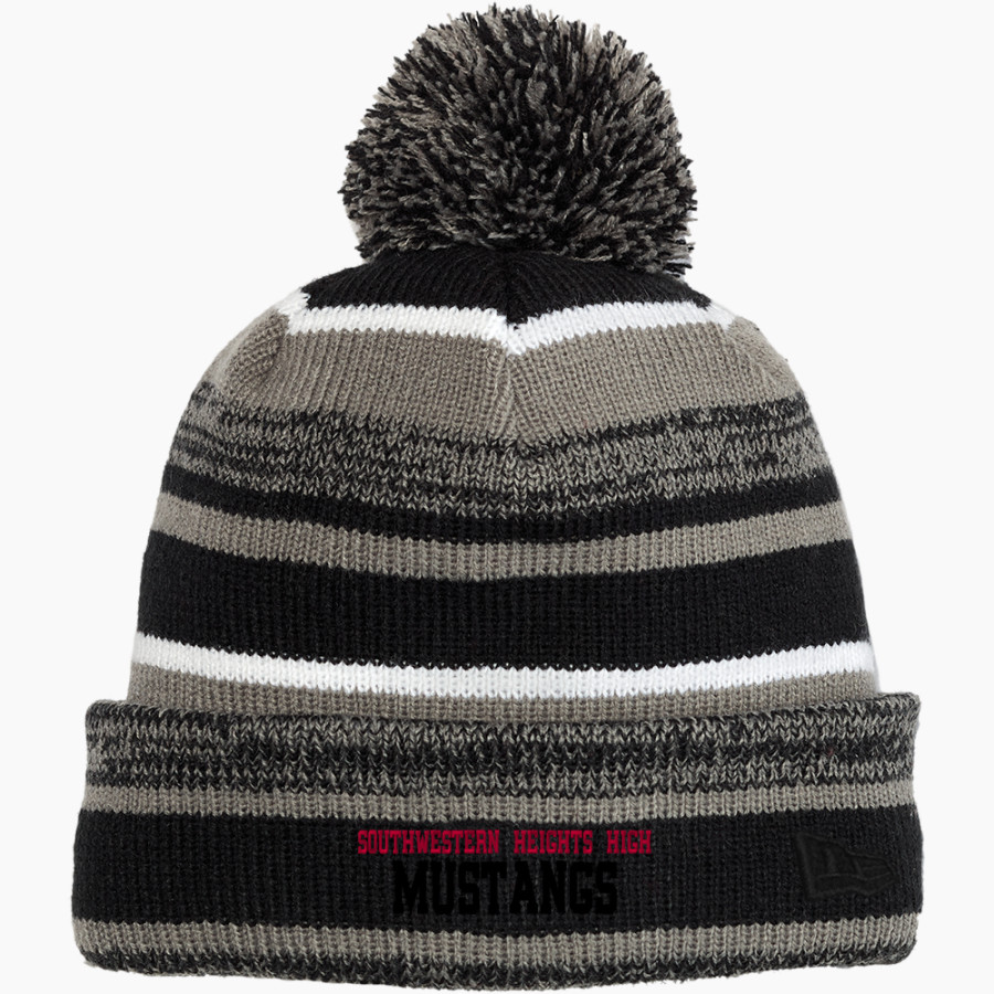 SOUTHWESTERN HEIGHTS HIGH MUSTANGS <span class="pdp-name-mascot">SOUTHWESTERN HEIGHTS HIGH MUSTANGS</span> New Era Sideline Beanie
