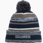 HIllsdale Chargers <span class="pdp-name-mascot">HIllsdale College Chargers</span> New Era Sideline Beanie Front Thumbnail