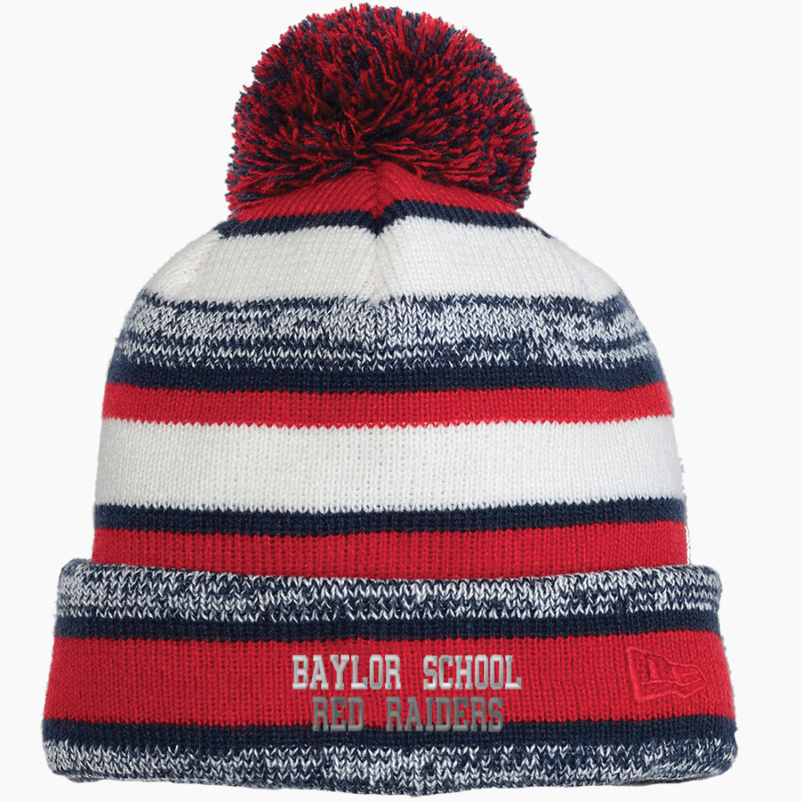 Baylor School Red Raiders <span class="pdp-name-mascot">Baylor School Red Raiders</span> New Era Sideline Beanie