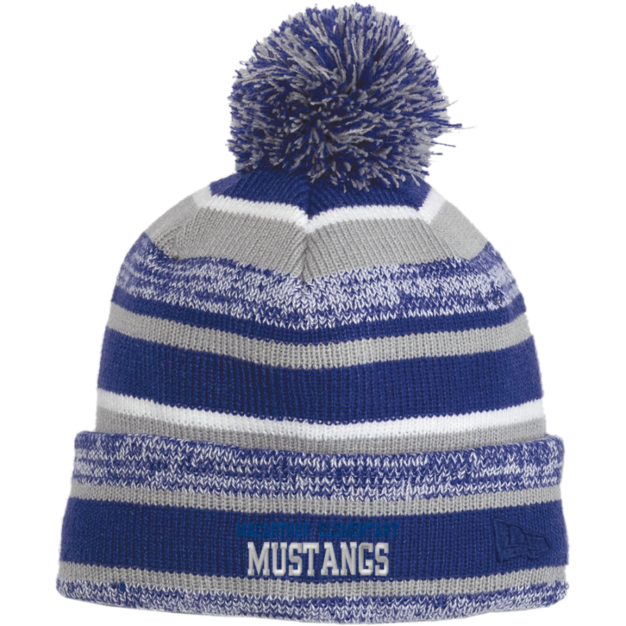 MacArthur Elementary Mustangs <span class="pdp-name-mascot">McArthur Elementary</span> New Era Sideline Beanie