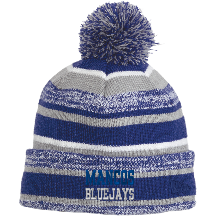 MANCOS HIGH SCHOOL BLUEJAYS <span class="pdp-name-mascot">MANCOS BLUEJAYS</span> New Era Sideline Beanie