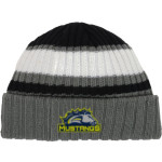 Mahone Mustangs New Era Ribbed Tailgate Beanie Front Thumbnail