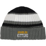 Grambling Kittens New Era Ribbed Tailgate Beanie Front Thumbnail