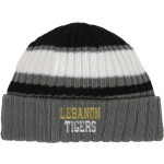 Lebanon Tigers <span class="pdp-name-mascot">Lebanon Tigers</span> New Era Ribbed Tailgate Beanie Front Thumbnail