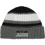 PORT ST LUCIE HIGH SCHOOL JAGUARS New Era Ribbed Tailgate Beanie Front Thumbnail