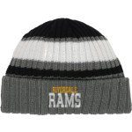 RIVERDALE HIGH SCHOOL RAMS <span class="pdp-name-mascot">RIVERDALE RAMS</span> New Era Ribbed Tailgate Beanie Front Thumbnail