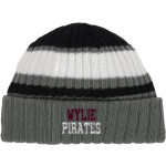 WYLIE HIGH SCHOOL PIRATES <span class="pdp-name-mascot">WYLIE PIRATES</span> New Era Ribbed Tailgate Beanie Front Thumbnail