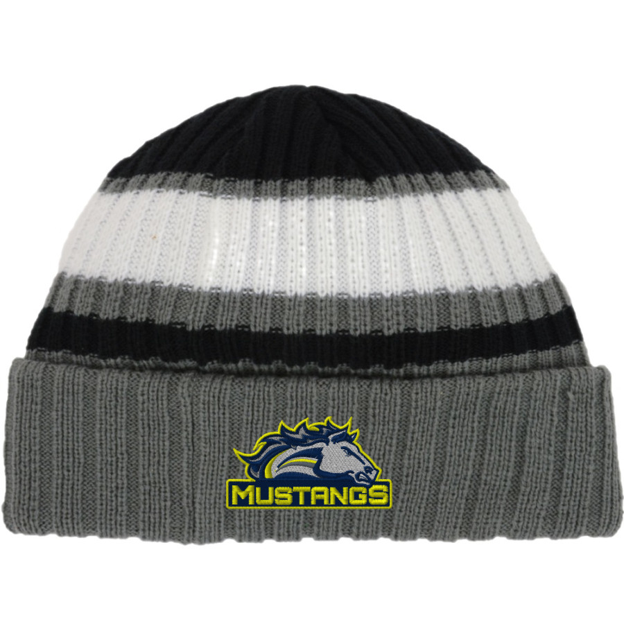 Mahone Mustangs New Era Ribbed Tailgate Beanie