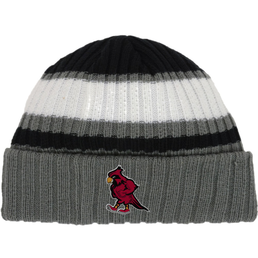 Four Oaks Cardinals New Era Ribbed Tailgate Beanie