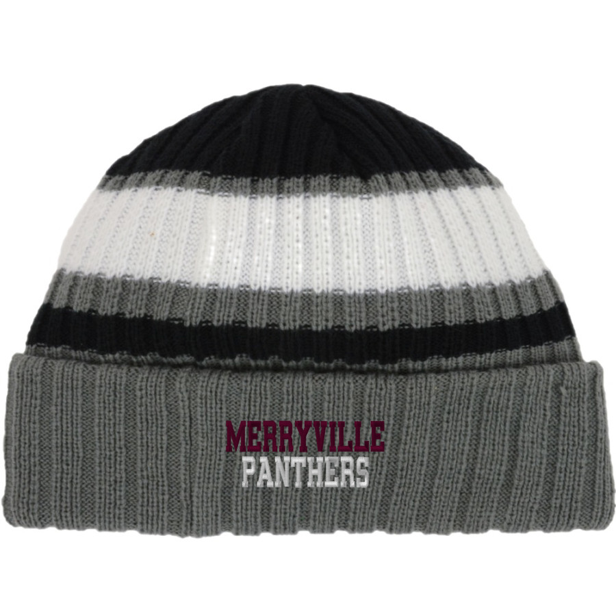 MERRYVILLE HIGH SCHOOL PANTHERS <span class="pdp-name-mascot">MERRYVILLE PANTHERS</span> New Era Ribbed Tailgate Beanie