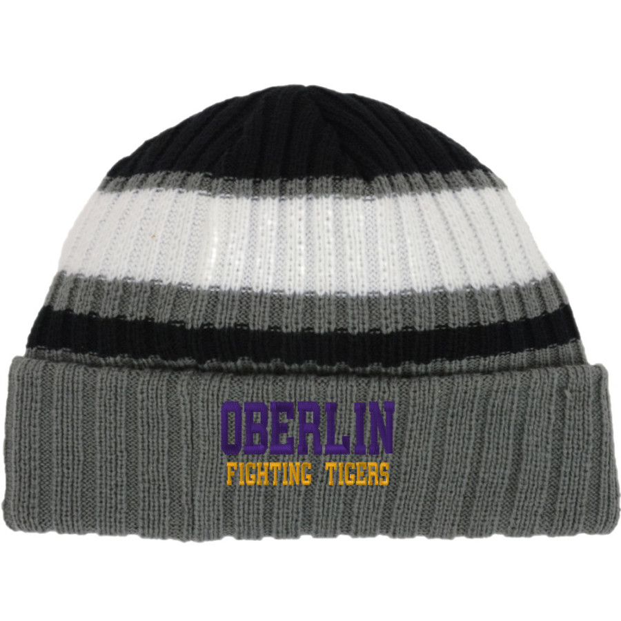 OBERLIN HIGH SCHOOL FIGHTING TIGERS <span class="pdp-name-mascot">OBERLIN FIGHTING TIGERS</span> New Era Ribbed Tailgate Beanie