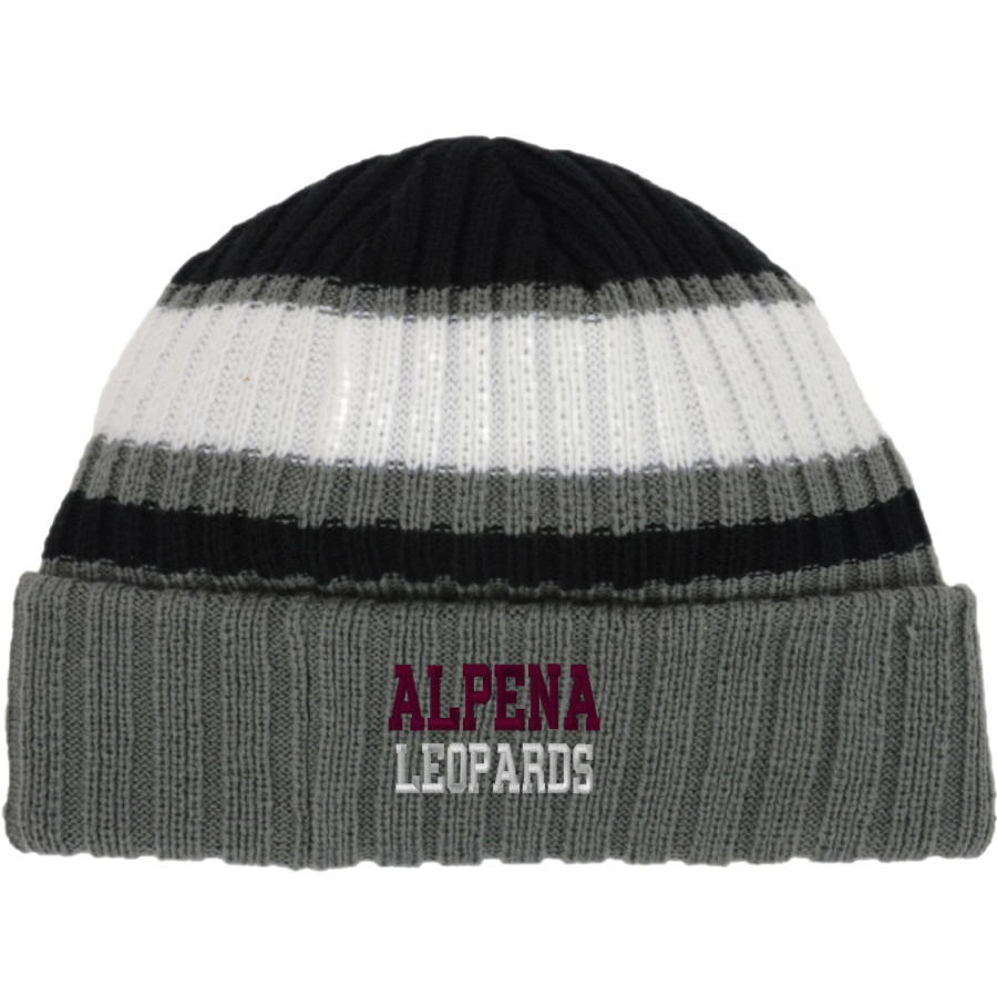 ALPENA HIGH SCHOOL LEOPARDS <span class="pdp-name-mascot">ALPENA LEOPARDS</span> New Era Ribbed Tailgate Beanie