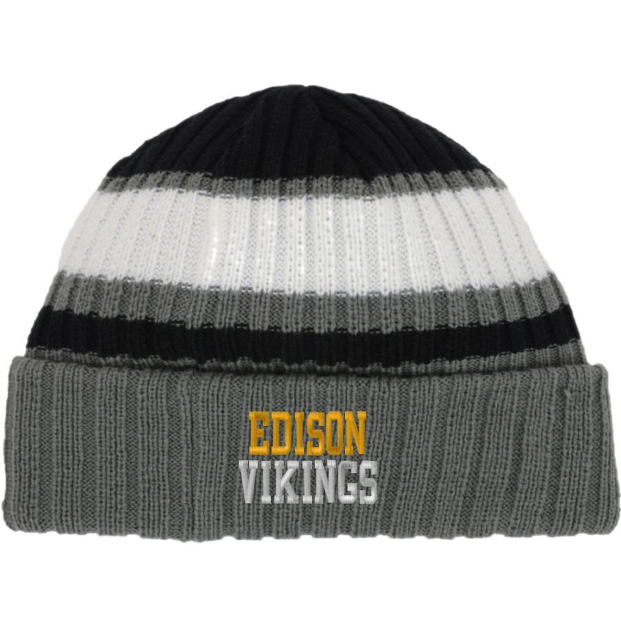 EDISON HIGH SCHOOL VIKINGS New Era Ribbed Tailgate Beanie