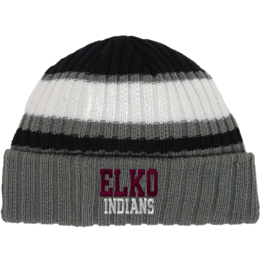 ELKO HIGH SCHOOL INDIANS <span class="pdp-name-mascot">ELKO INDIANS</span> New Era Ribbed Tailgate Beanie