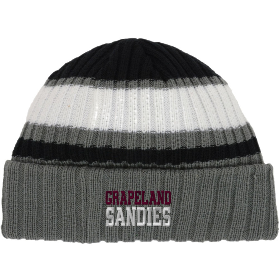 GRAPELAND HIGH SCHOOL SANDIES <span class="pdp-name-mascot">GRAPELAND SANDIES</span> New Era Ribbed Tailgate Beanie