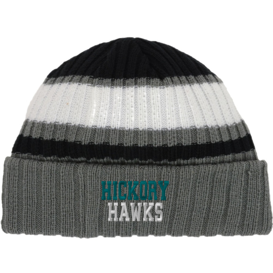 Hickory Hawks New Era Ribbed Tailgate Beanie