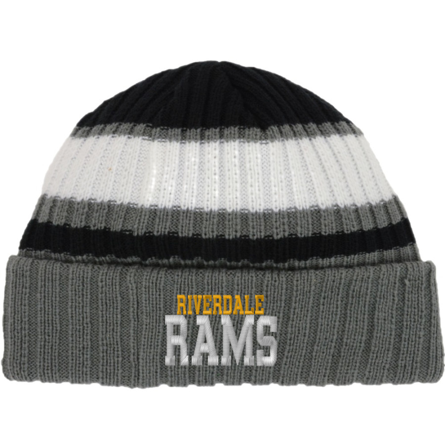 RIVERDALE HIGH SCHOOL RAMS <span class="pdp-name-mascot">RIVERDALE RAMS</span> New Era Ribbed Tailgate Beanie