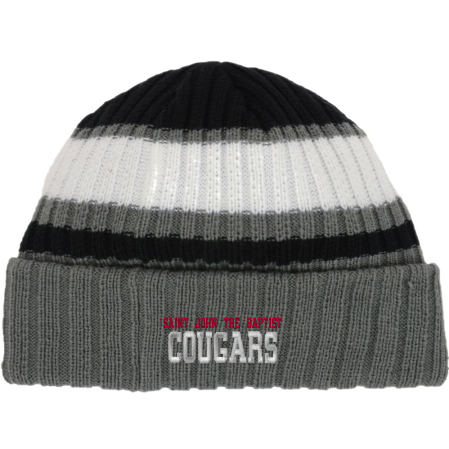 SAINT JOHN THE BAPTIST H S COUGARS <span class="pdp-name-mascot">SAINT JOHN THE BAPTIST COUGARS</span> New Era Ribbed Tailgate Beanie