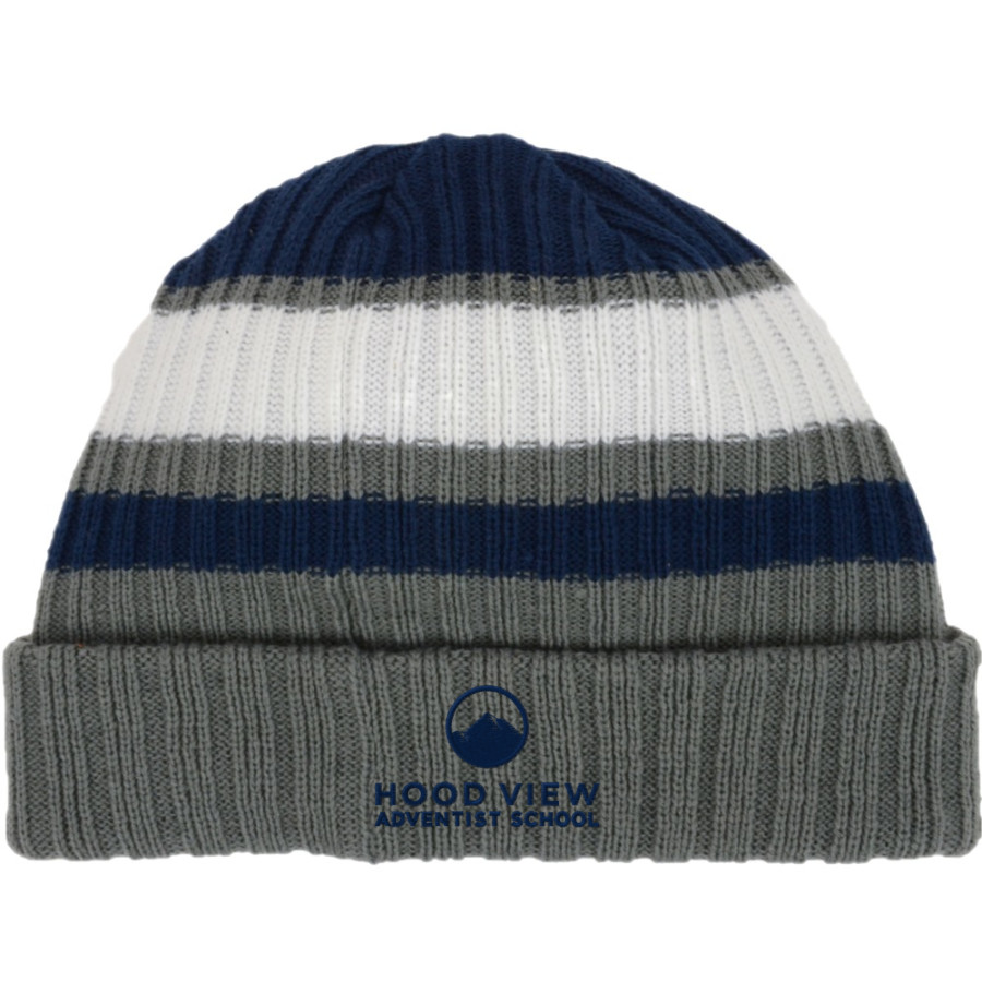 HVAS Hood View Adventist Sch New Era Ribbed Tailgate Beanie