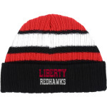 LIBERTY HIGH SCHOOL REDHAWKS <span class="pdp-name-mascot">LIBERTY REDHAWKS</span> New Era Ribbed Tailgate Beanie Front Thumbnail