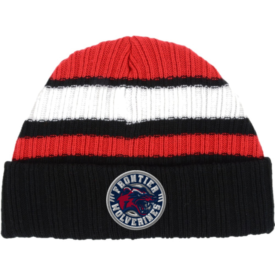 Frontier Academy Wolverines <span class="pdp-name-mascot">Frontier Academy Wolverines</span> New Era Ribbed Tailgate Beanie