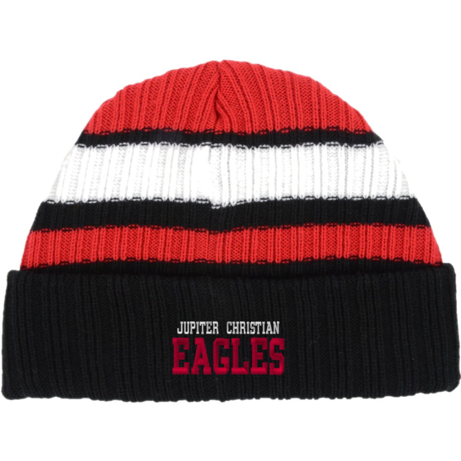 Jupiter Christian Eagles <span class="pdp-name-mascot">Jupiter Eagles</span> New Era Ribbed Tailgate Beanie